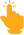 An orange hand pointing icon