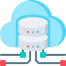 An icon of a cloud database