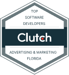 Clutch badge: Ajroni Top Software Developers in Advertising and Marketing, Florida