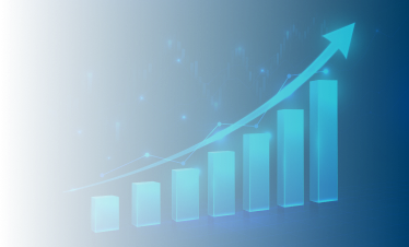 Upward growth chart graphic representing Ajroni’s ongoing awards and industry recognition