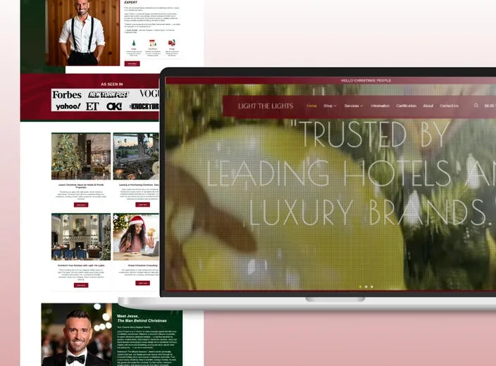 LTL Decor website design preview