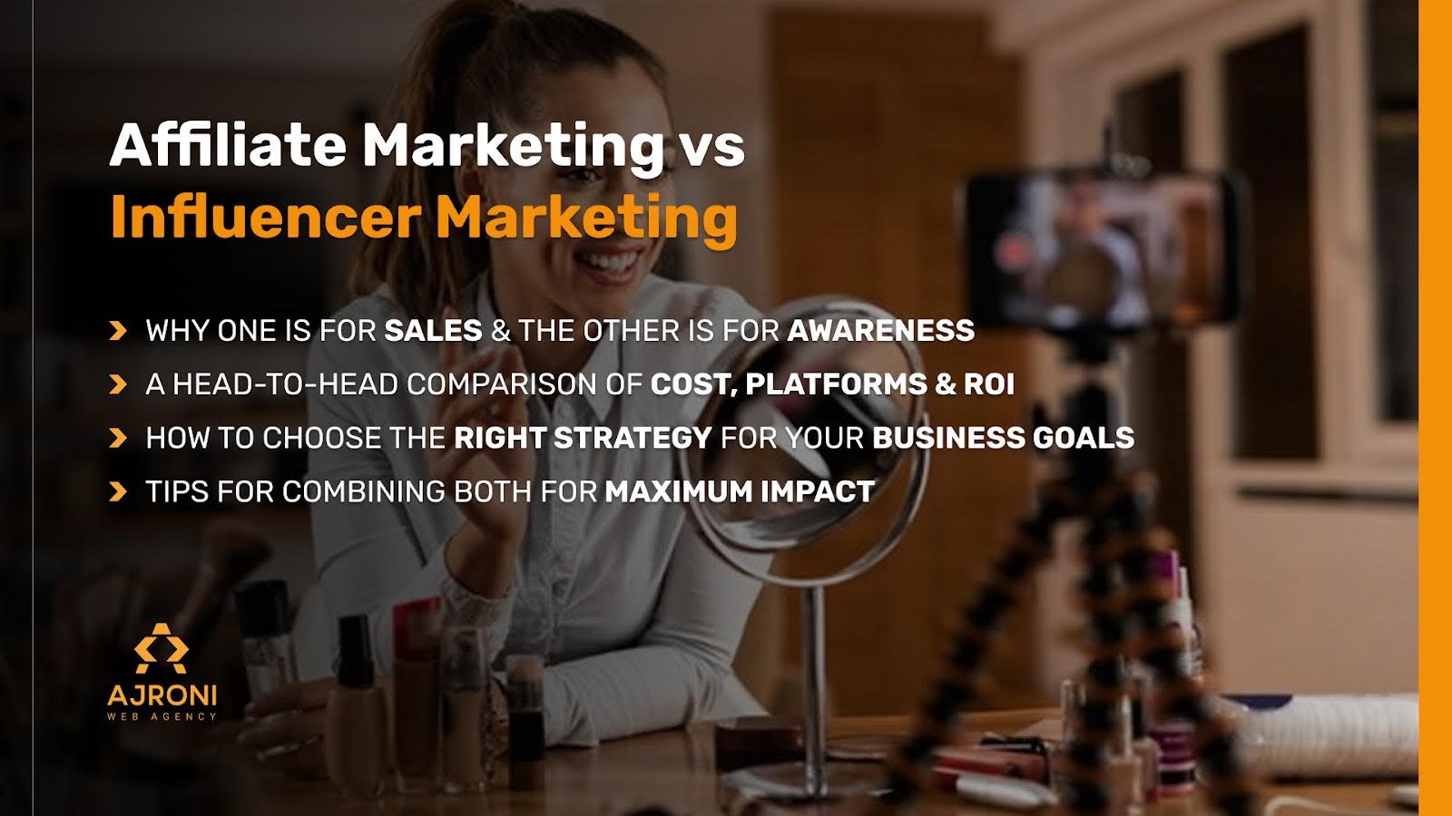 Affiliate Marketing vs Influencer Marketing - Key Differences