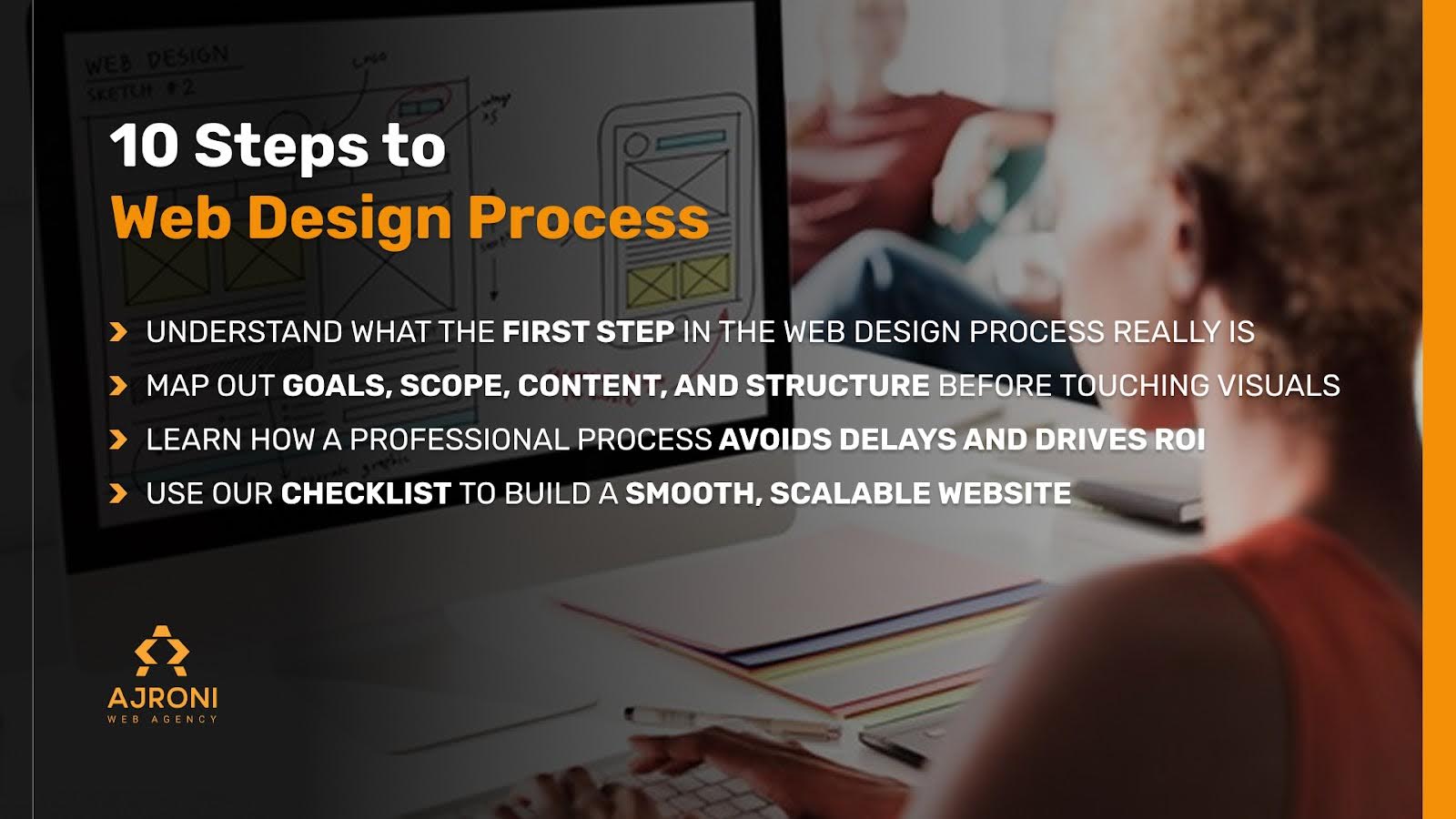 10 steps to web design process - from goal to launch